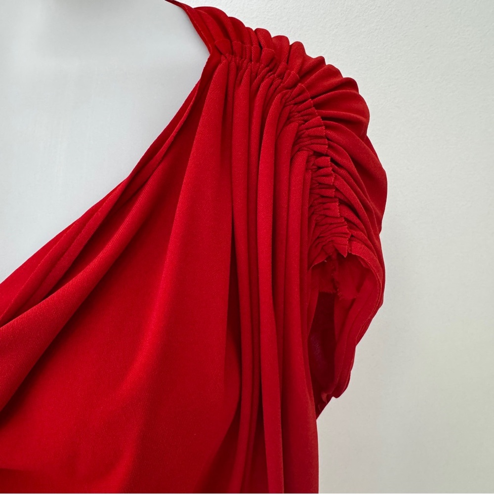 Lanvin Red Dress with Rope Belt - Picture 6 of 7